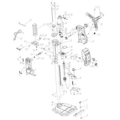 LEVIER DE SERRAGE POUR PERCEUSE A COLONNE PARKSIDE PTBMOD 710 D1 - REF: 05006250