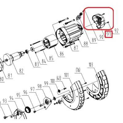 CAPOT MOTEUR POUR SCIE A ONGLET PARKSIDE PZKS 2000 A1 - REF: 3901223009