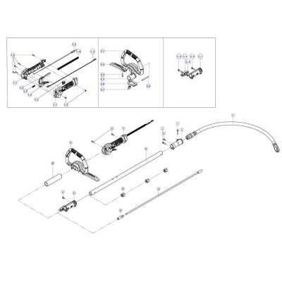 POIGNEE DES GAZ COMPLETE POUR MULTIFONCTION PARKSIDE PBRK 700 A1 - REF: 3904816014