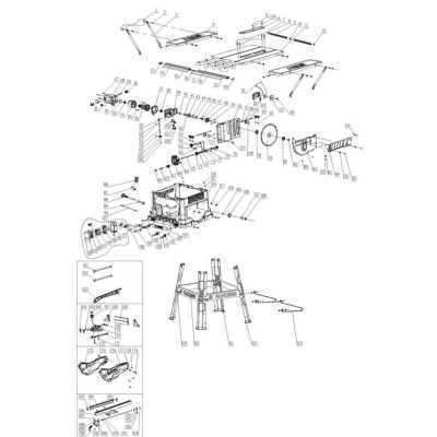 RAIL DE GUIDAGE ARRIERE POUR SCIE CIRCULAIRE SUR TABLE PARKSIDE PTKS 2200 A1 - REF: 3901338001