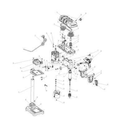 POIGNEE POUR PERCEUSE A COLONNE PARKSIDE PTBM 400 D1 - REF: 3906801001
