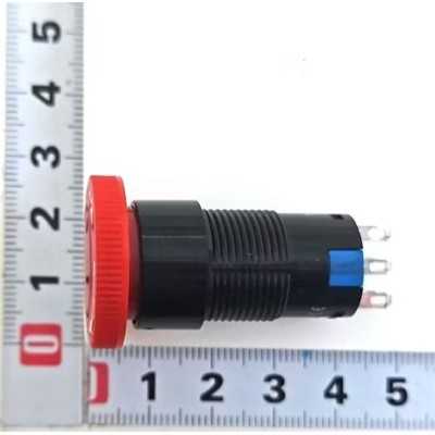 INTERRUPTEUR D'ARRET D'URGENCE POUR PERCEUSE A COLONNE PARKSIDE PTBM 400 D1 - REF: 3906801004