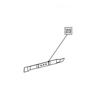 LAME DE TONTE POUR TONDEUSE PARKSIDE PRMA 40-Li D2 - REF: 4658509049999
