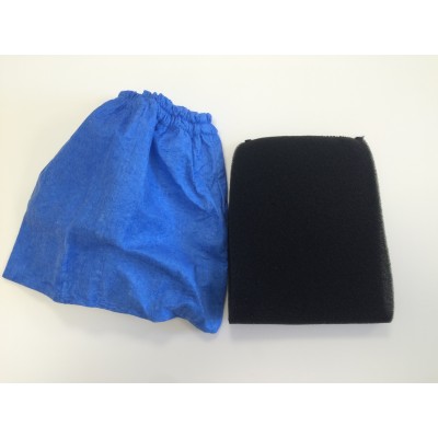 FILTRE EN TISSU BLEU POUR ASPIRATEUR