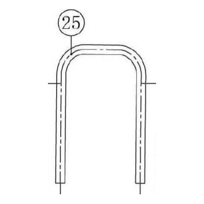 TUBE EN U DE FGH 750 A1/B2