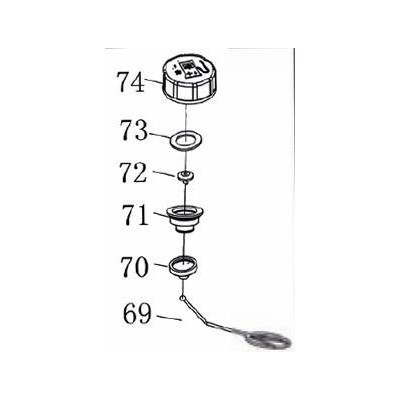 BOUCHON DE RESERVOIR POUR FBS 25 A1