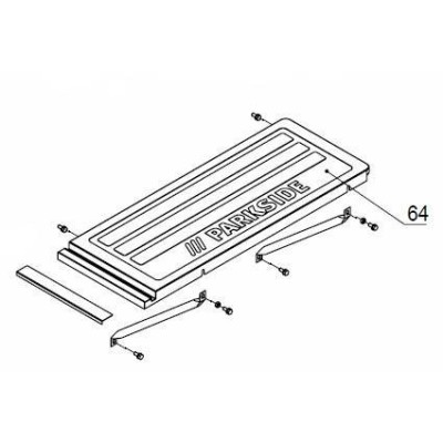 TABLE D'EXTENSION DROITE POUR SCIE SUR TABLE