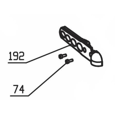 POIGNEE DE LAME AVEC VIS POUR FHL 900 E5