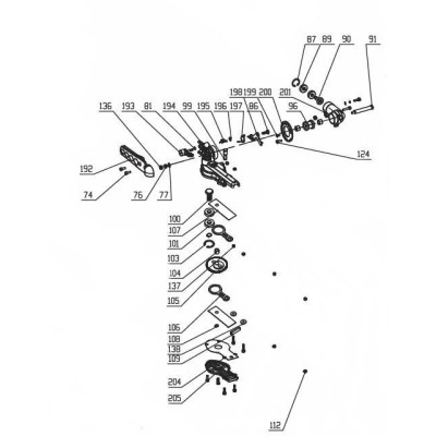 ENSEMBLE ENGRENAGE POUR FHL 900 E5