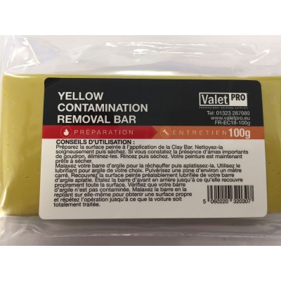 Gomme de décontamination jaune 100g