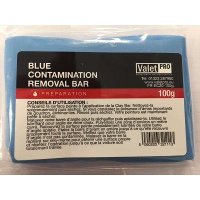 Gomme de décontamination bleu 100g