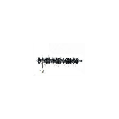 ROULEAU DE L'AERATEUR AVEC DENTS A RESSORT POUR AERATEUR SCARIFICATEUR PARKSIDE PLV 1500 A1/B1 - PLVA 40 Li A1 - REF: 91105140