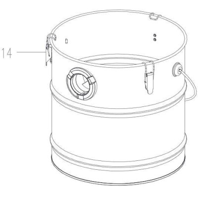 CUVE METAL POUR PAS 1200 D3