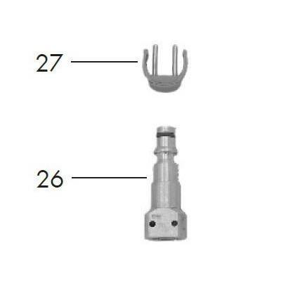 ADAPTATEUR QUICK CONNECT POUR LANCE TELESCOPIQUE PTL 4 ET NETTOYEUR HAUTE PRESSION