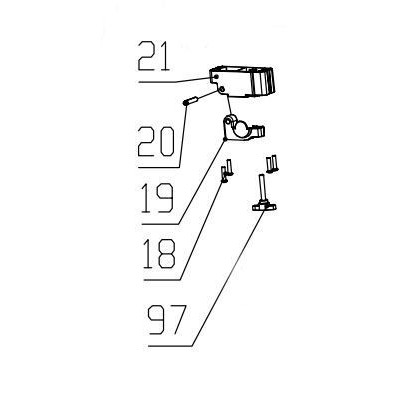 SUPPORT DE ROULEMENT POUR SCARIFICATEUR/AERATEUR PARKSIDE PLV 1500 A1 /B1 - REF: 91105595