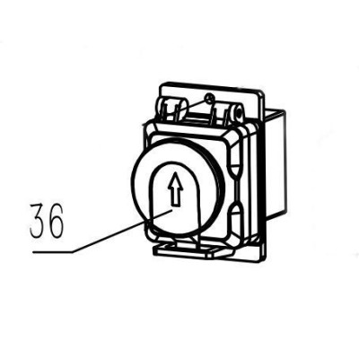 INTERRUPTEUR POUR PERCEUSE A COLONNE PARKSIDE PTBM 400 A1