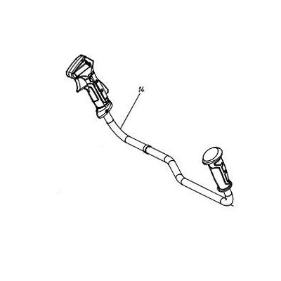 POIGNEE SUPPLEMENTAIRE POUR DEBROUSSAILLEUSE PARKSIDE PBS 2 D4 - REF: 91106196