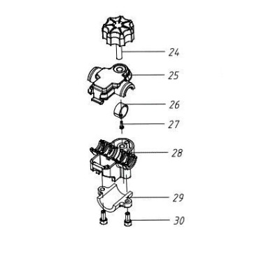 FIXATION DE POIGNEE POUR DEBROUSSAILLEUSE SANS FIL PARKSIDE PPFSA 40 Li A1 - IAN 376667