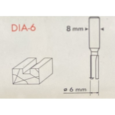 FRAISE N°8 DU SET D'EMBOUTS DE FRAISAGE PFB 12 A1 POUR DEFONCEUSE PARKSIDE