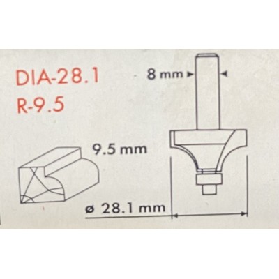 FRAISE N°10 DU SET D'EMBOUTS DE FRAISAGE PFB 12 A1 POUR DEFONCEUSES PARKSIDE