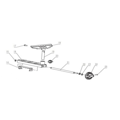 PORTE OUTIL POUR TOUR A BOIS PARKSIDE PDM 600 C3 - IAN 391505