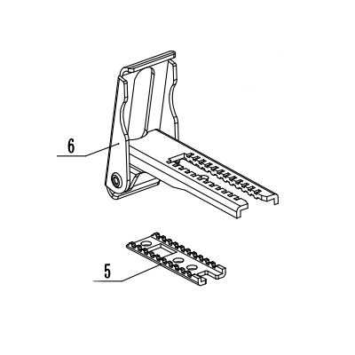 BUTEE DE PROFONDEUR POUR SCIE SABRE PARKSIDE PSSA 20 Li C3 - REF: 91110331