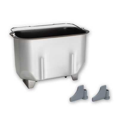 GRAND MOULE DE CUISSON (INCLUS 2 CROCHETS PETRISSEURS) POUR APPAREIL SILVERCREST SBB 850 A1/B1/B2 - REF: 109779/ZU03