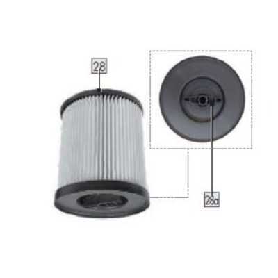 FILTRE A PLIS POUR ASPIRATEUR EAU ET POUSSIERE PARKSIDE PWD 30 C1 - REF: 4191739029999