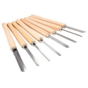 KIT DE 8 OUTILS DE TOURNAGE POUR TOUR A BOIS PARKSIDE PDM 600 B2 - REF: 7902301601