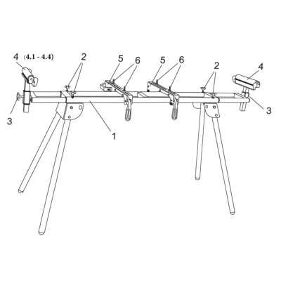 SUPPORT A ROULEAU COMPLET POUR SUPPORT UNIVERSEL PARKSIDE PUG 1600 C3 - REF: 4907102017