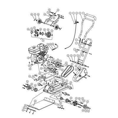 KIT LANCEUR COMPLET POUR PLAQUE VIBRANTE PARKSIDE PRP 1100 A1 - REF: 3904601195