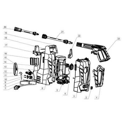 PISTOLET POUR NETTOYEUR HAUTE PRESSION PARKSIDE PHD 110 F2 - REF: 7907701716