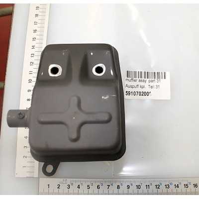 POT D'ECHAPPEMENT POUR MULTIFONCTION PARKSIDE PBK 4 B3 - REF: 5910702008