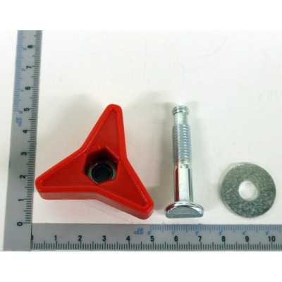 ECROU AVEC VIS ETOILE POUR TONDEUSE PARKSIDE PBRM 39 C2 - REF: 5911241011