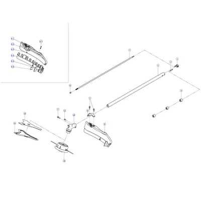 ARBRE DE TRANSMISSION COMPLET POUR MULTIFONCTION PARKSIDE PBK 4 B3 - REF: 3904813012