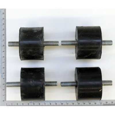 SILENT BLOC (4 PIECES) POUR PLAQUE VIBRANTE PARKSIDE PRP 1100 A1 - REF: 3904601058